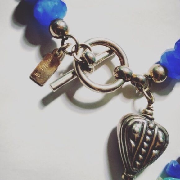 Handmade Chalcedony & Sterling Silver Bracelet - Picture 2 of 4